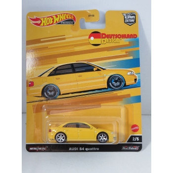 Hot Wheels 1:64 Deutschland Design 2022 - Audi S4 Quattro yellow